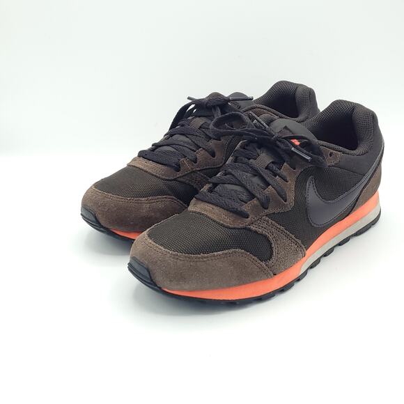 Nike MD runner brown orange 749869-228 running women's size 7 - Picture 1 of 9